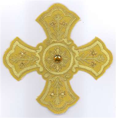 #1000 CROSS 3" GOLD/GOLD