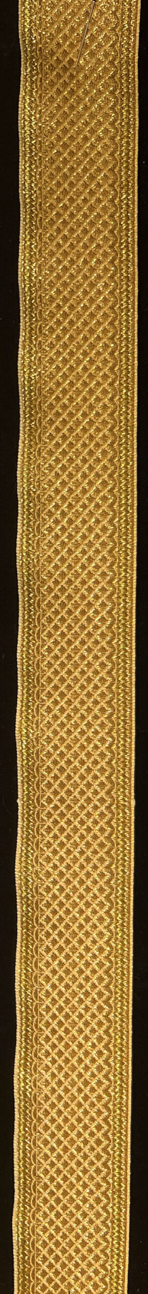 3018 GALLOON 1-1/2" GOLD/GOLD