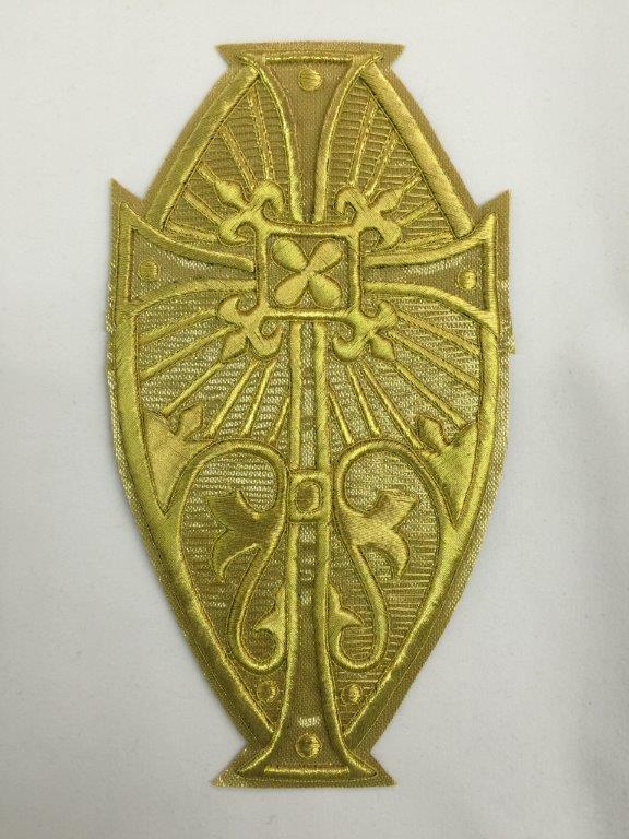 Emblem # 945 Oval Cross