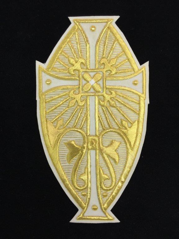 Emblem # 945 Oval Cross