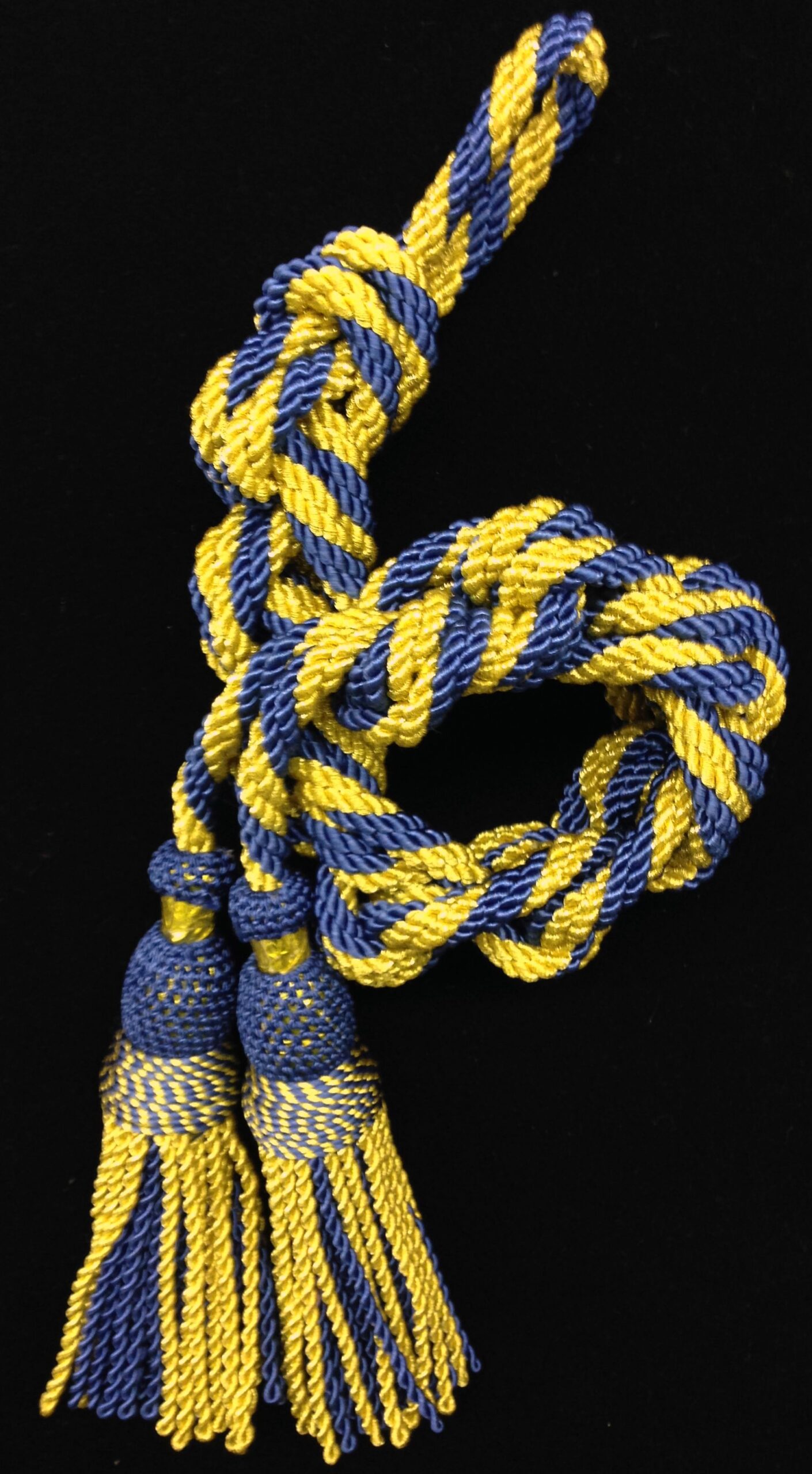 Art. C422 ROYAL BLUE/GOLD 144" CINCTURE