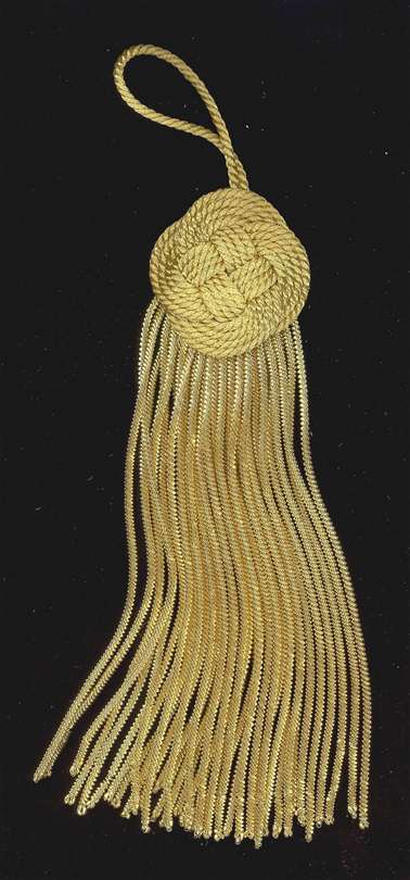 Metallic Bullion Tassel # F19