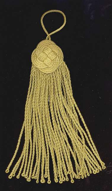 Metallic   Thread Tassel # F19