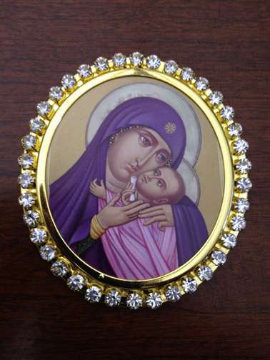 Jeweled Frame Icon 12 GOLD