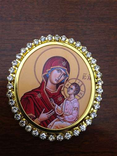 Jeweled Frame Icon 3 GOLD