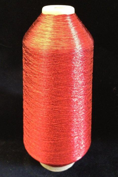 Metallic Embroidery Thread RED