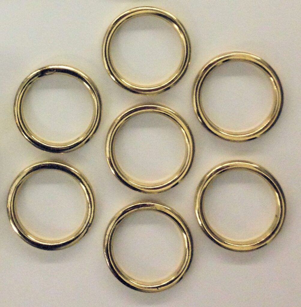Rings for Cuffs, Gold