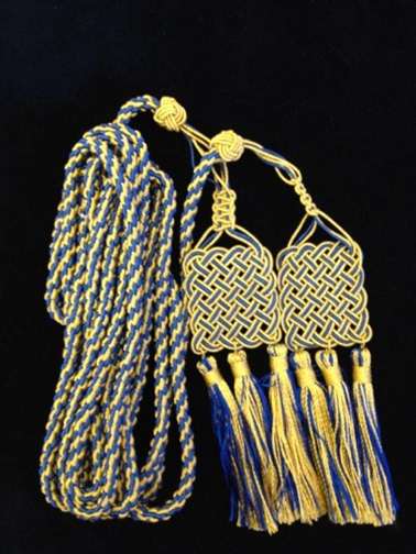 Art. SPECIAL CINCTURE 144" BLUE/GOLD