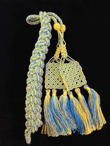 Art. SPECIAL CINCTURE 144" LT.BLUE/GOLD