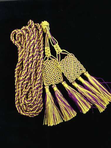 Art. SPECIAL CINCTURE 144"  PURPLE/GOLD